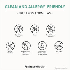 Fairhaven Health etiqueta nutricional MotilityBoost información clara