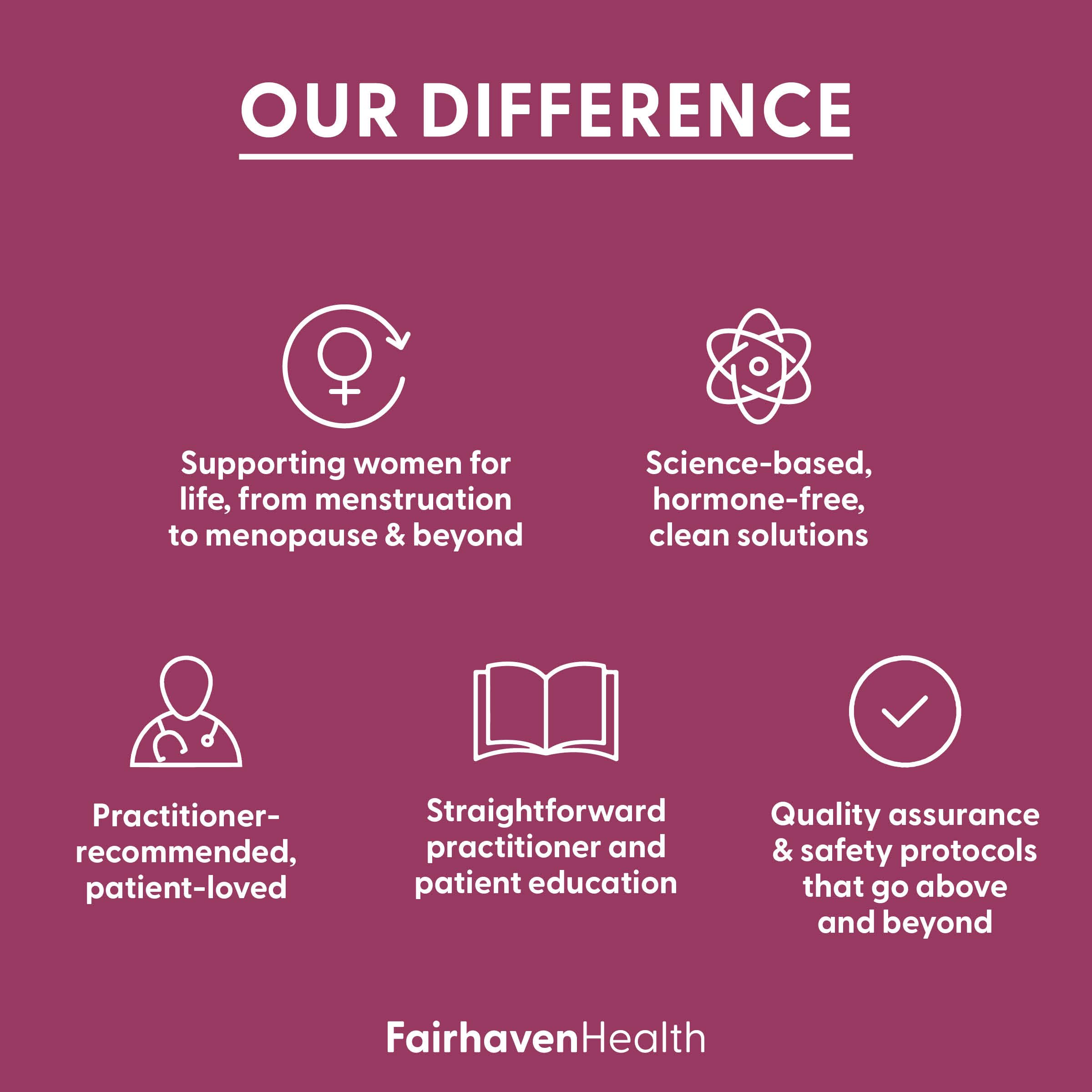 Fairhaven Health mujer sosteniendo botella durante planificación de embarazo