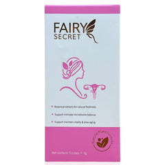 FAIRY SECRET empaque frontal mostrando tubos y beneficios de hidratación