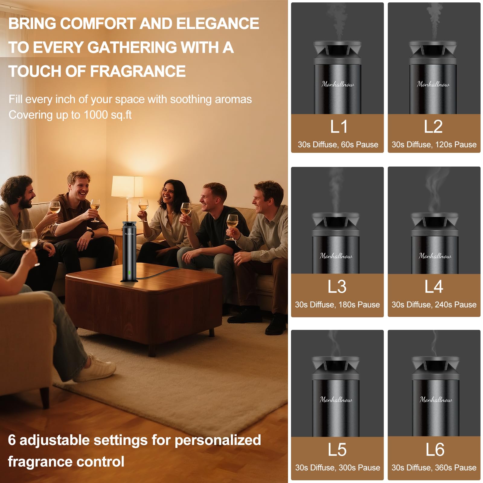Fajuod núcleo atomizador en primer plano, facilita mantenimiento rápido