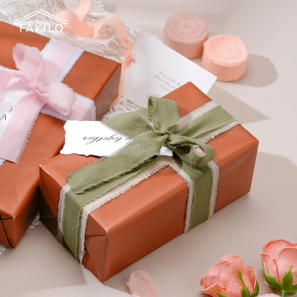 FAKILO cinta usada en envoltorio de regalo que mejora presentación personalizada