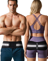 FALCOFIT cinturón SI frontal mostrando ajuste y diseño ergonómico para soporte