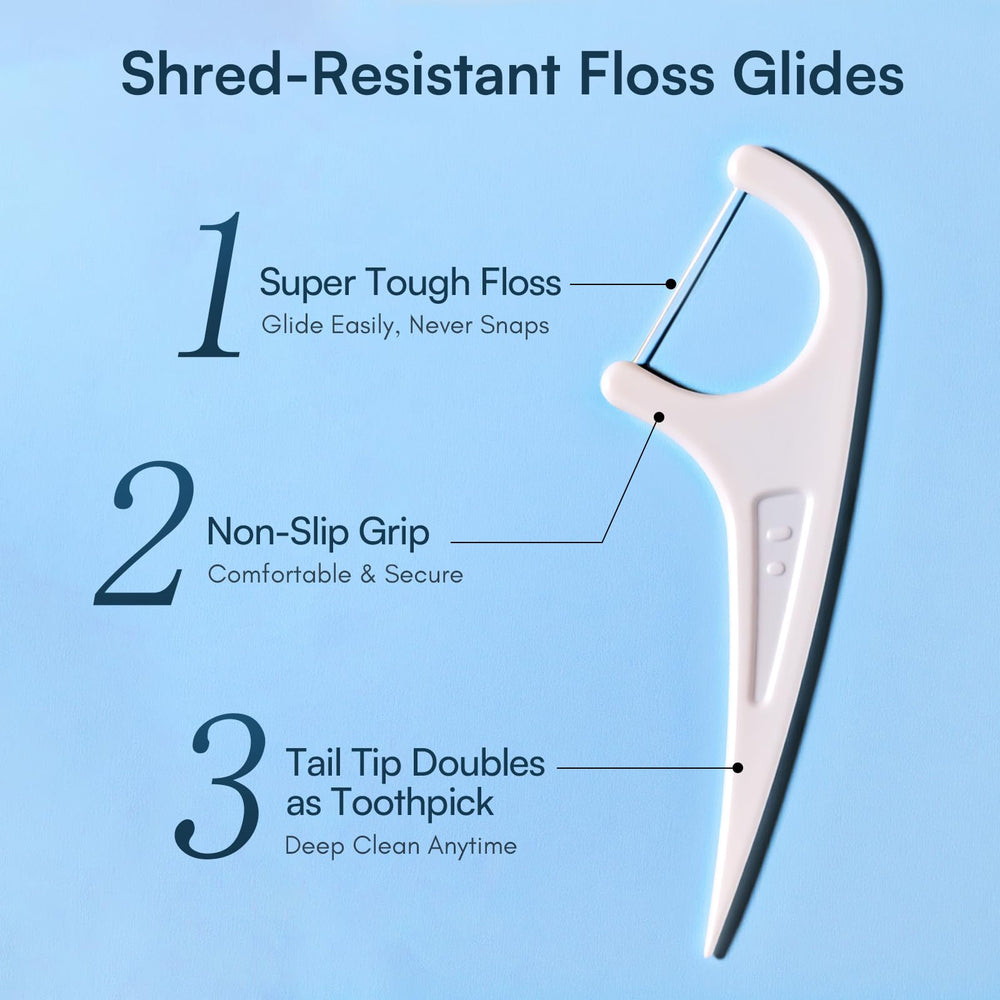 FAMILIFE primer plano de la cinta de hilo dental resistente y suave