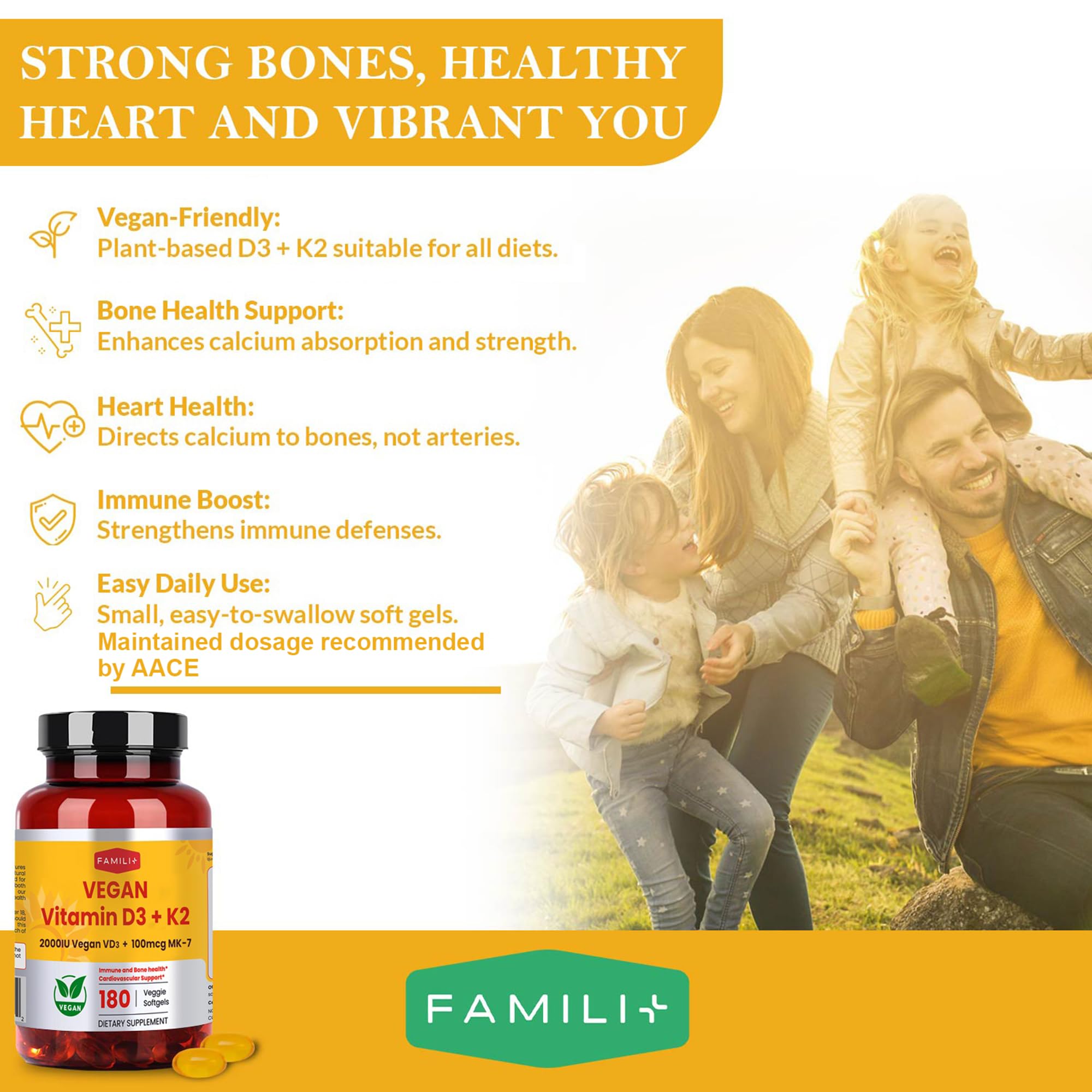 FAMILI+ comparación visual del suministro de seis meses
