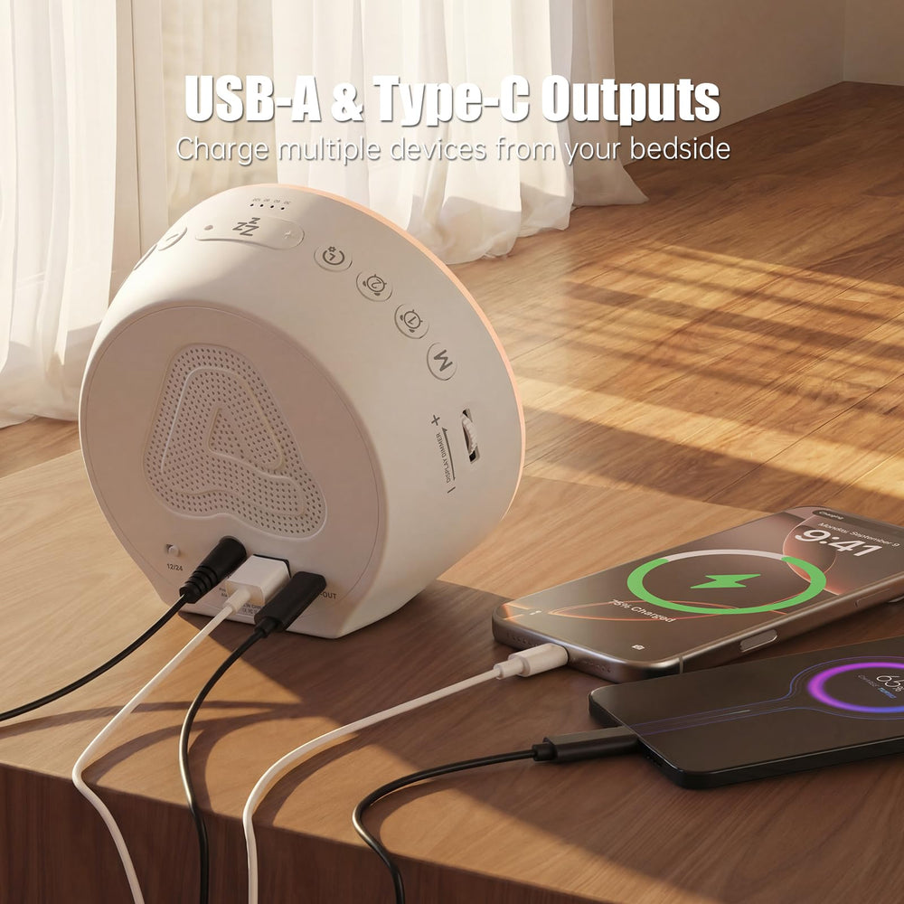Fansbe Direct luz nocturna en modo ambiente multicolor, confort para lectura y niños