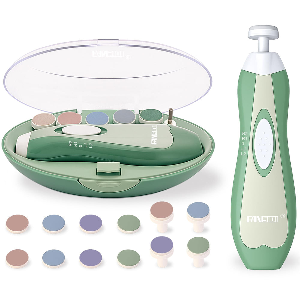 Fansidi trimmer frontal forest green mostrando diseño compacto y seguridad
