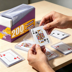 FANSTINOW carta dentro de top loader, ajuste seguro y visibilidad