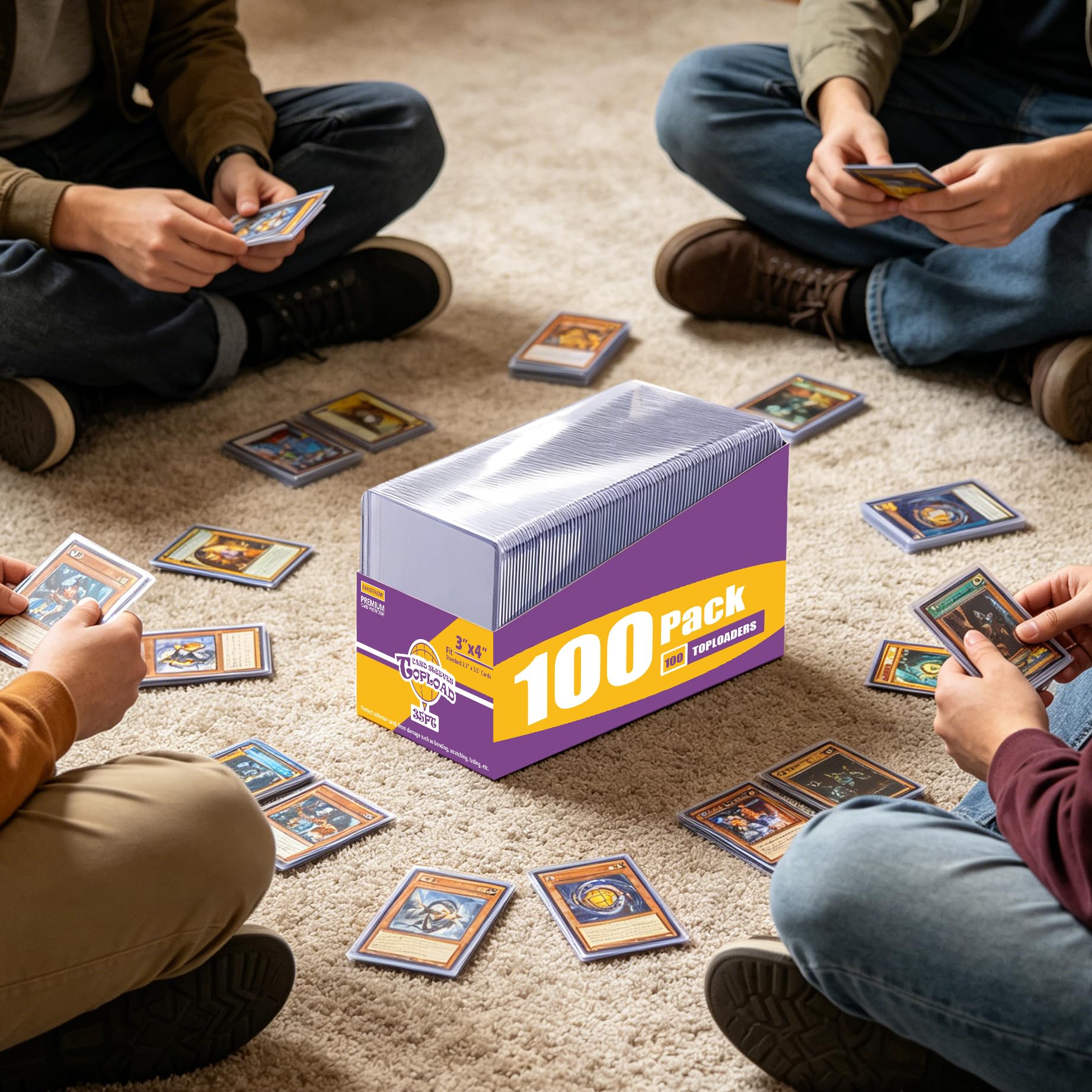 FANSTINOW top loader junto a regla, demuestra tamaño exacto