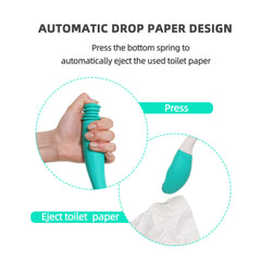 Fanwer close-up del cabezal flexible que sujeta papel con comodidad