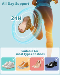 Faouoice acolchado en zapato de tacón, reduce presión