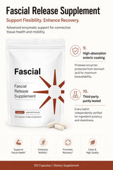 Fascial dos cápsulas junto a vaso indicando uso diario sugerido
