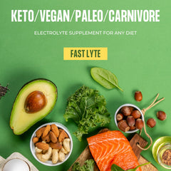 FAST LYTE disuelto en caldo para reposición mineral durante comidas