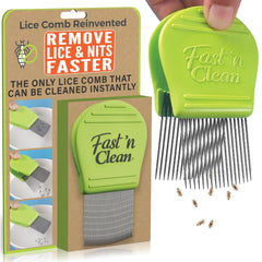 Fast 'n Clean empaquetado frontal muestra diseño y beneficios