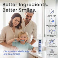 Fawelo niño cepillando dientes, fomenta hábitos de higiene saludables