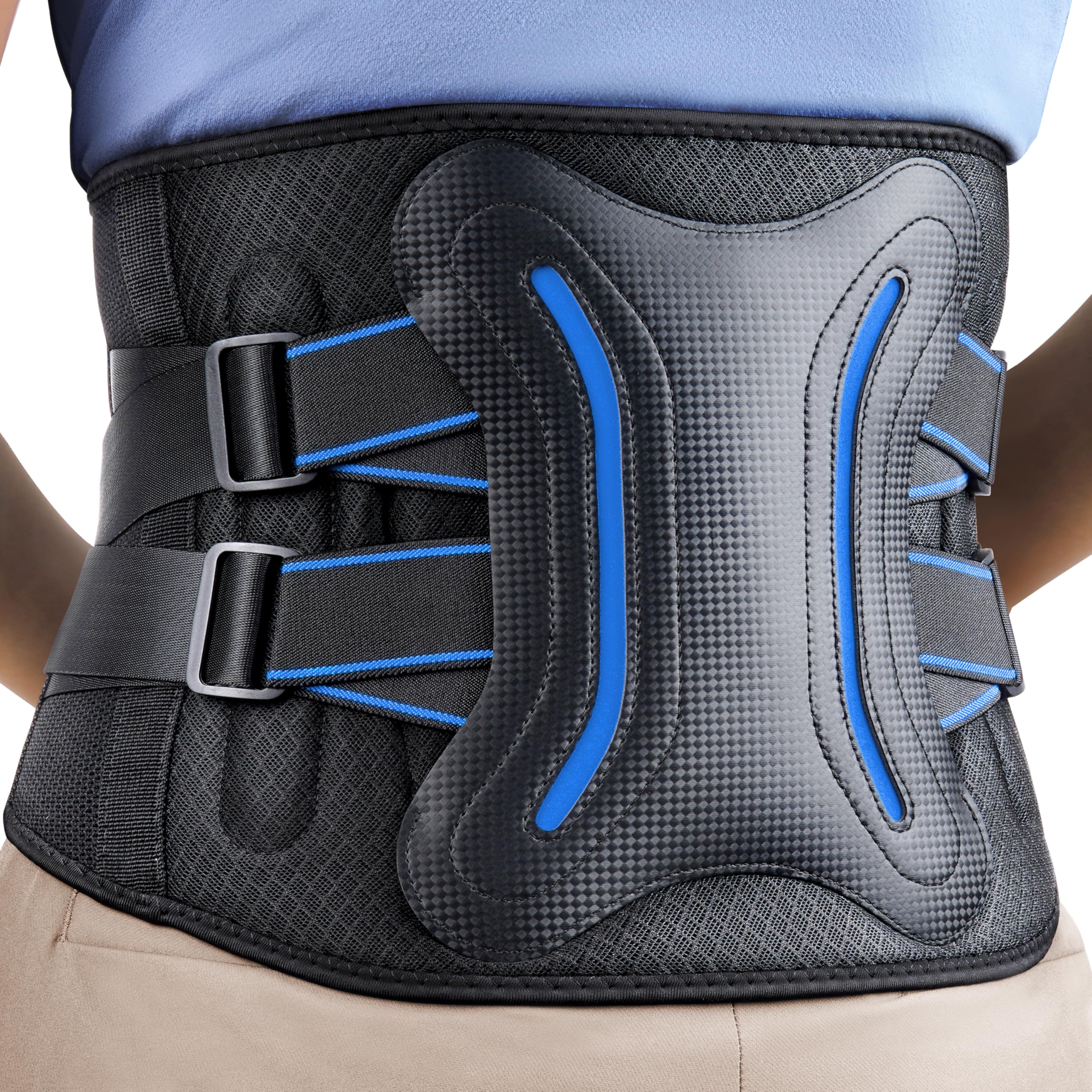 FEATOL vista frontal del cinturón con ajuste cómodo y soporte visible