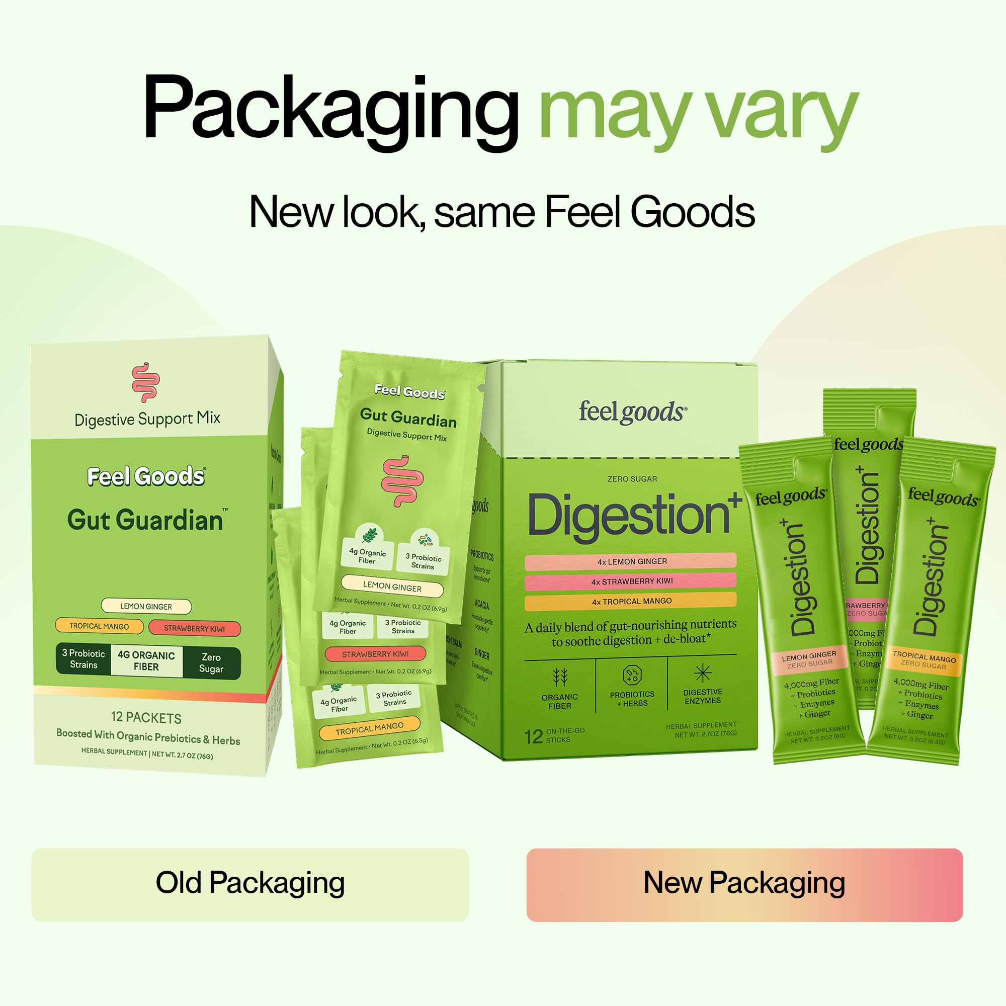 Feel Goods etiqueta nutricional y lista de ingredientes transparencia y confianza