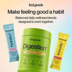 Feel Goods ingredientes orgánicos jengibre y balsamo de limón beneficios naturales