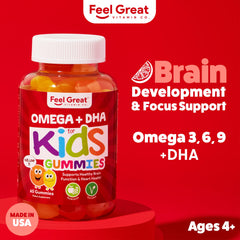 Feel Great Vitamin Company primer plano textura blanda y apetecible