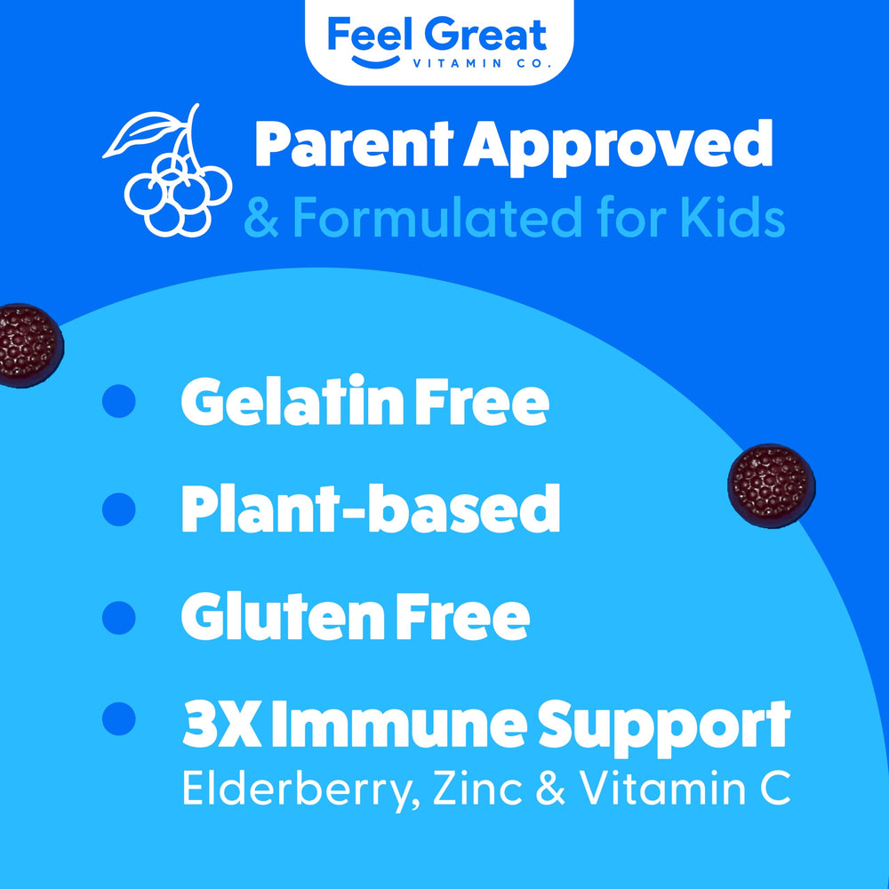 Envase abierto de Feel Great con gominolas visibles y porción lista para uso
