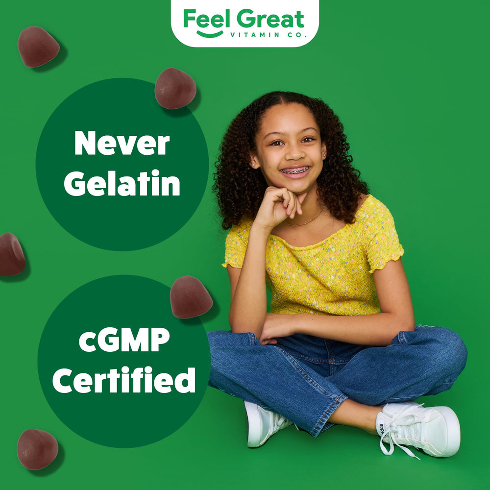 Feel Great familia disfrutando suplemento fácil para niños exigentes