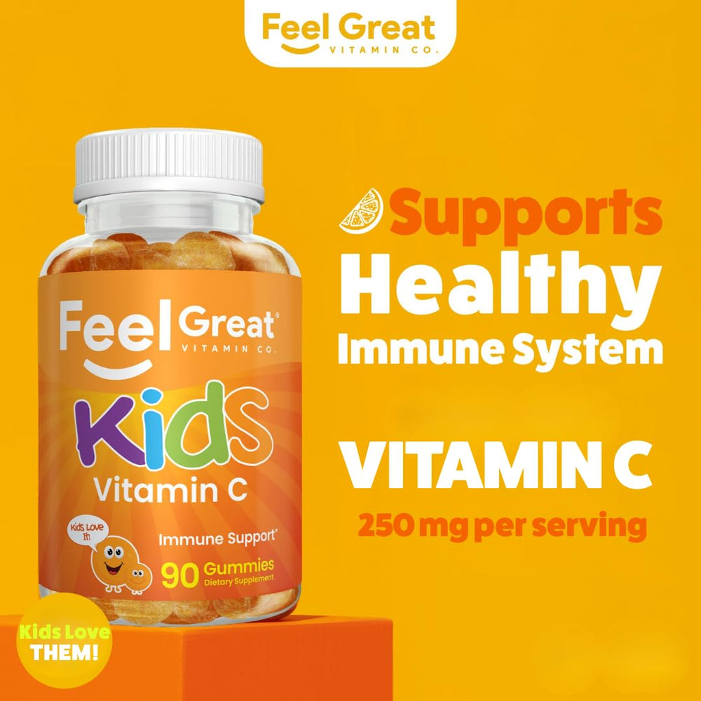 The Feel Great Vitamin Company acercamiento a la textura, gomita suave y no pegajosa
