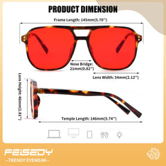 FEISEDY comparación de tamaño junto a una tarjeta para visualizar escala