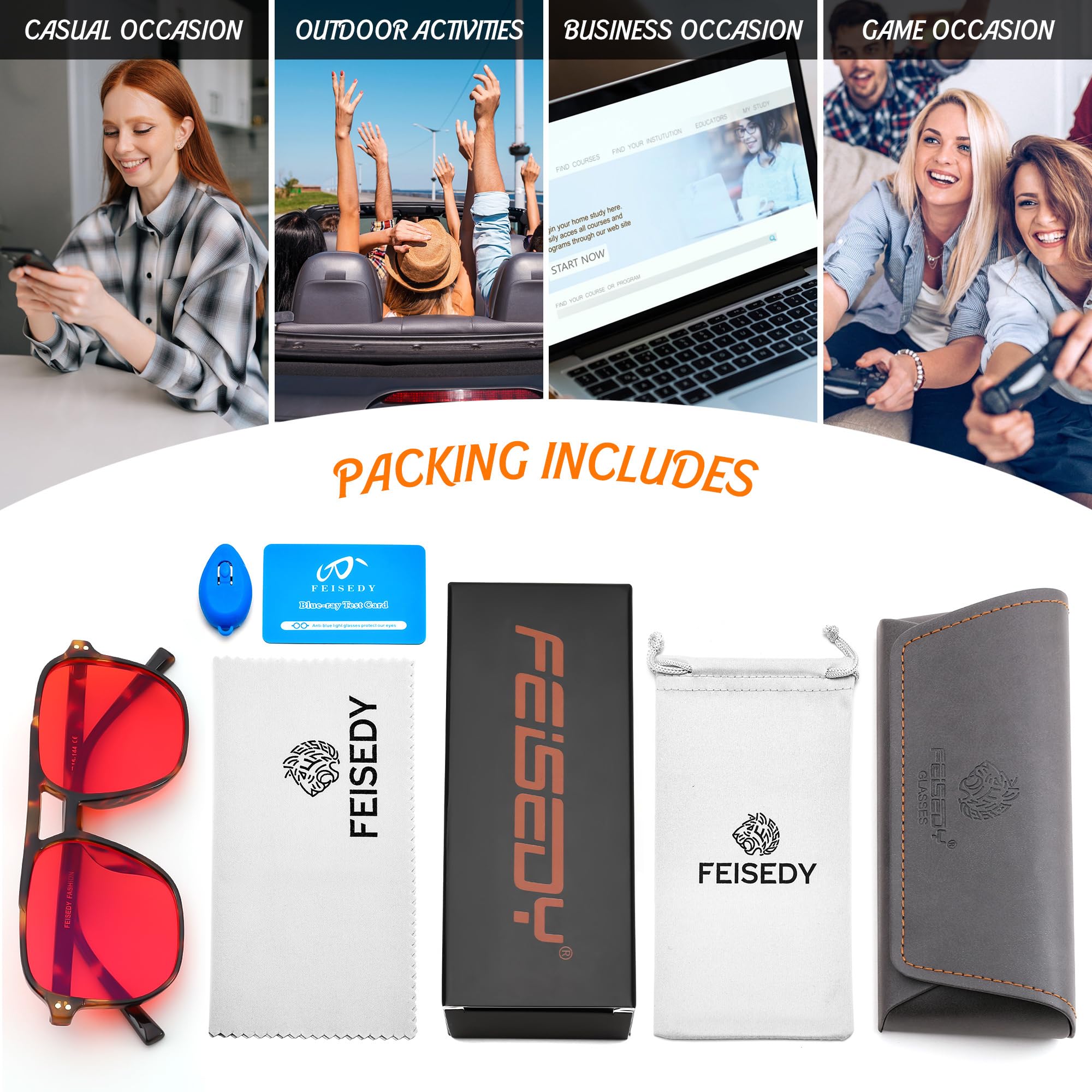 FEISEDY embalaje y funda que facilitan transporte y protección