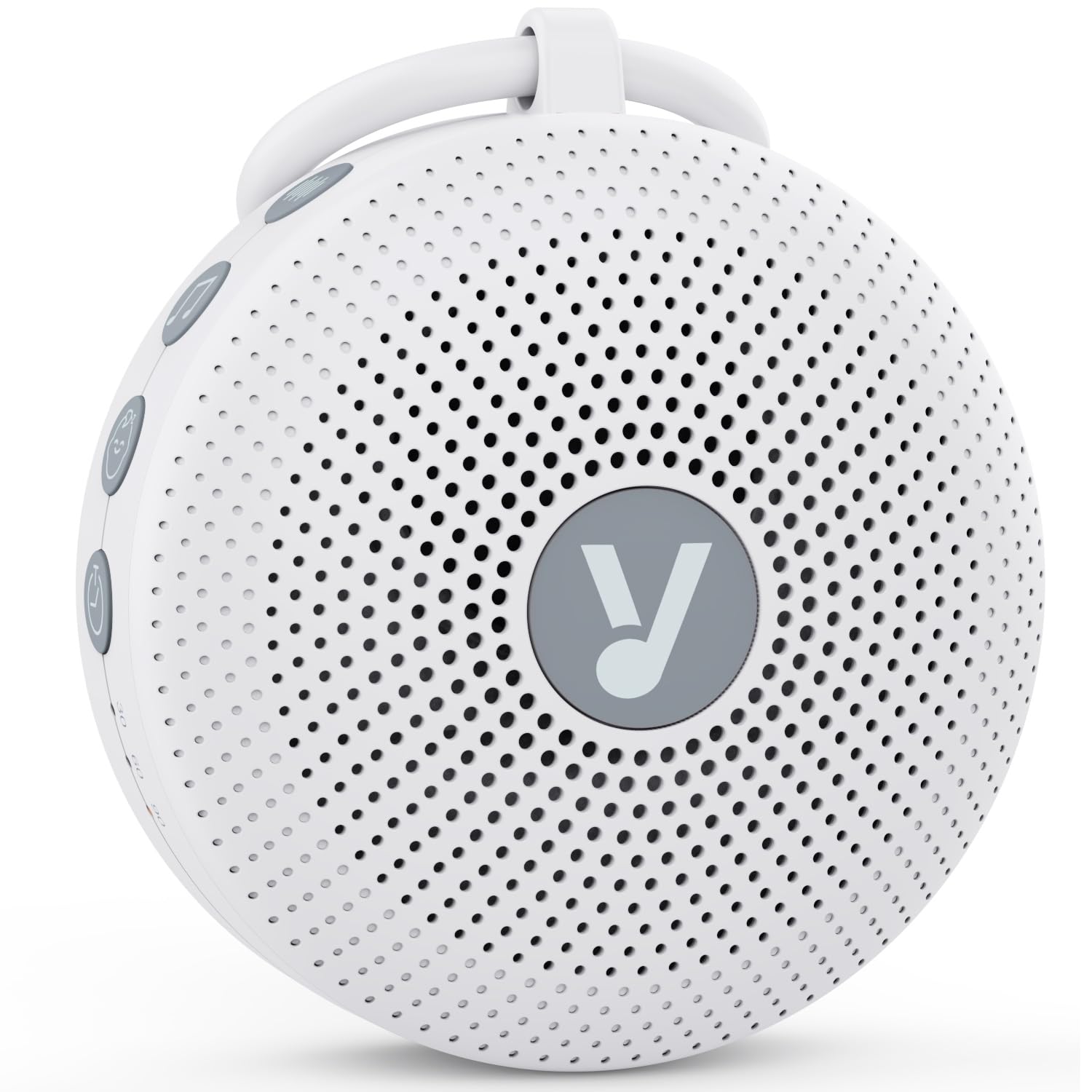 FEKTIK vista frontal mostrando botones y diseño portátil, mejora el sueño