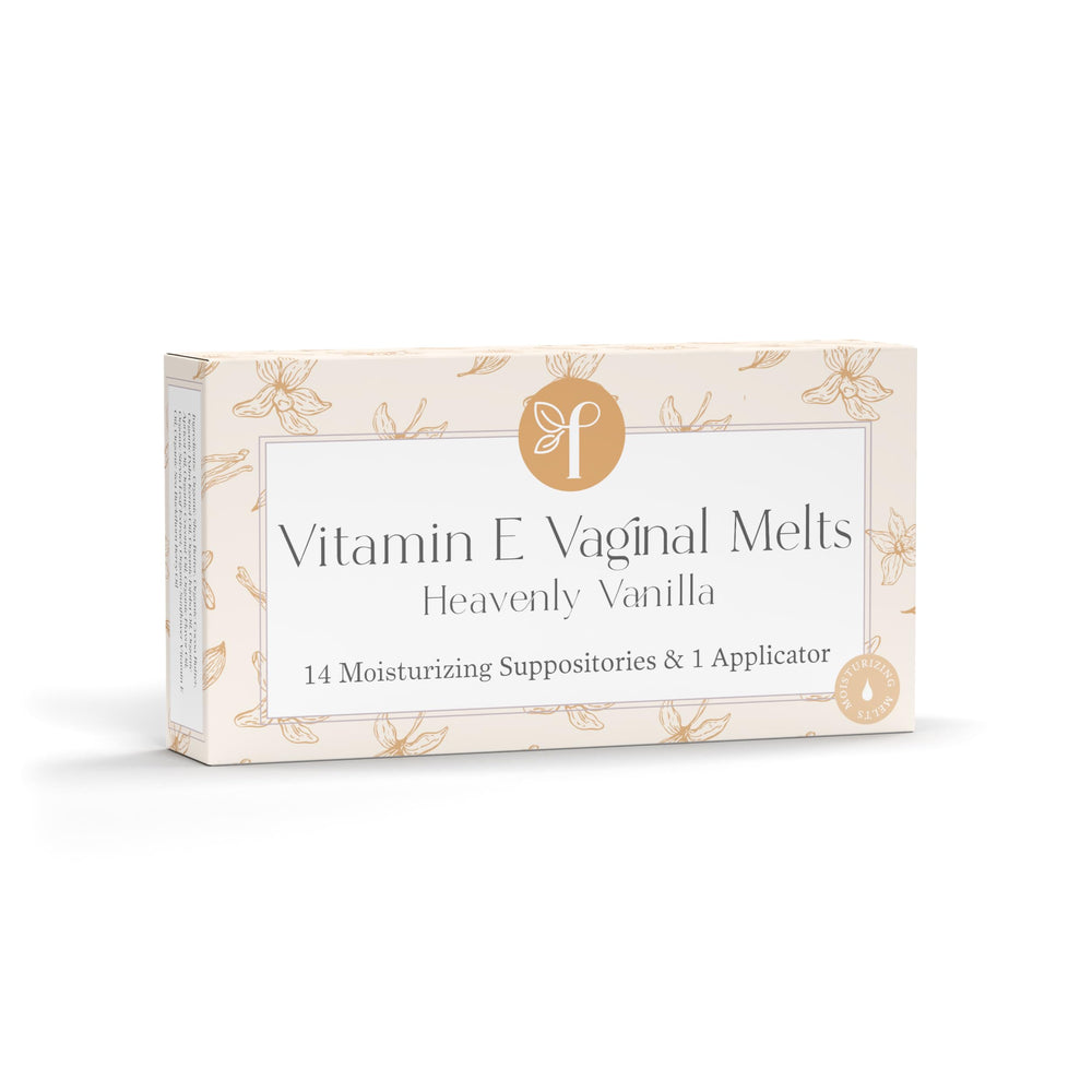 Femallay envase frontal mostrando 14 melts y aplicador para mayor confianza