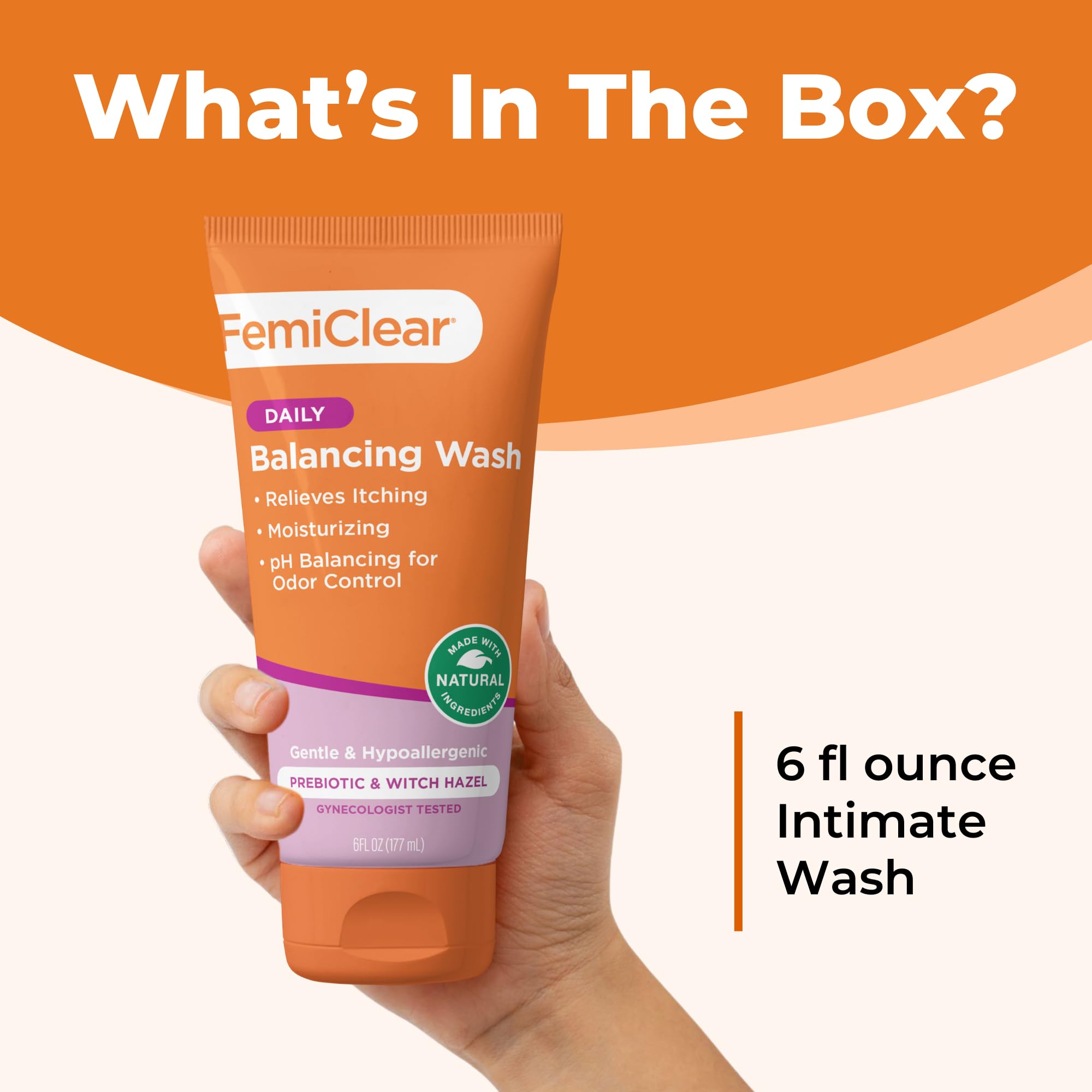 FemiClear enfoque en ingredientes prebióticos que ayudan a equilibrar