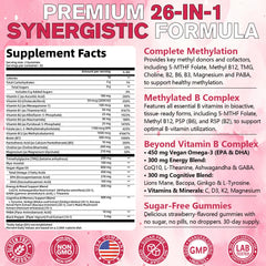 Femmetra conjunto de ingredientes clave, evidencia mezcla para energía y enfoque
