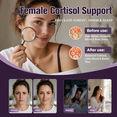 Femmetra gotas en mano antes de tomar para control de dosis personalizado