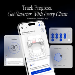 Pantalla de la app Feno Plus mostrando métricas y mejor adherencia a hábitos