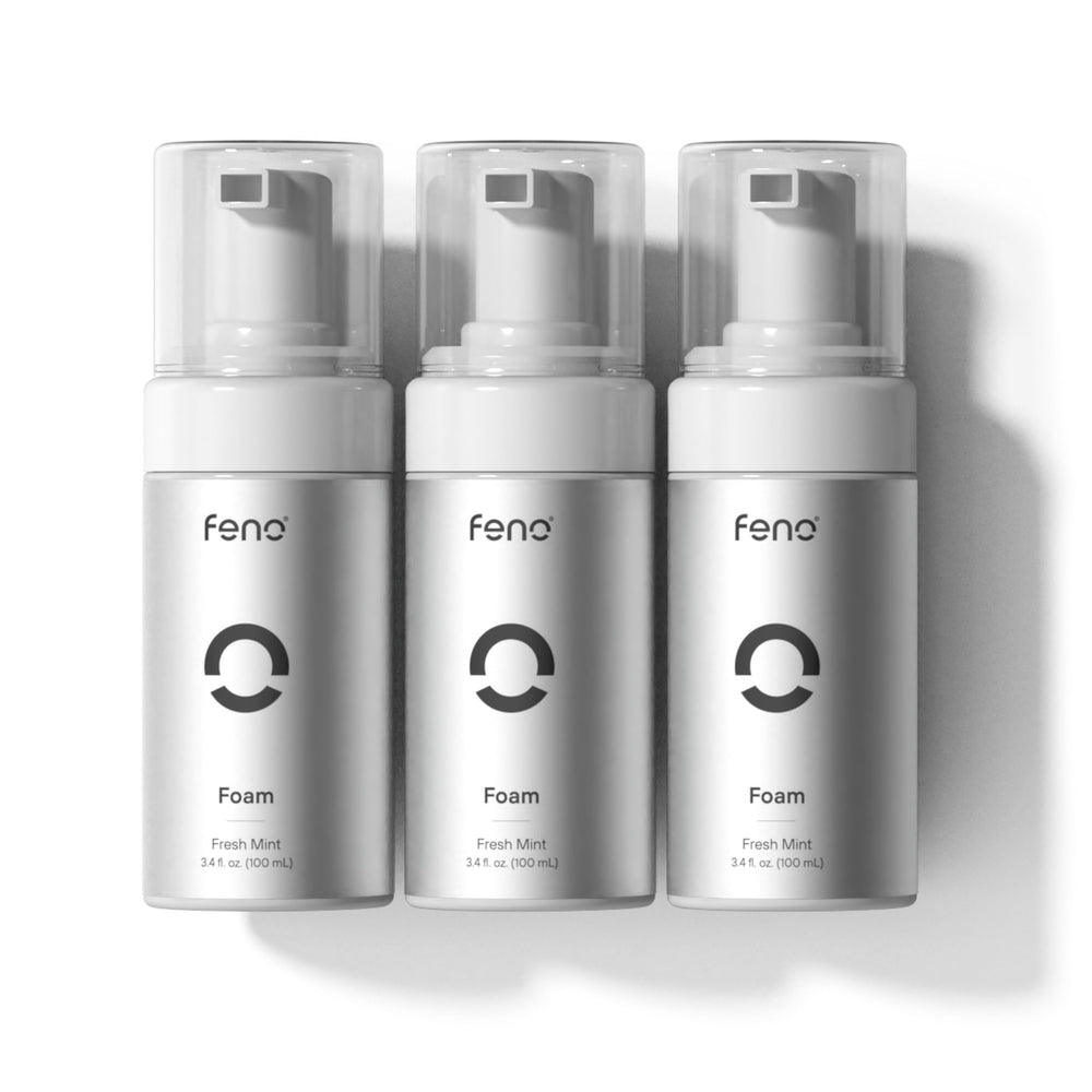Feno Foam frente del envase mostrando el diseño y beneficio práctico