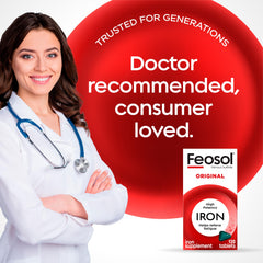 Etiqueta Feosol con información nutricional legible y confianza