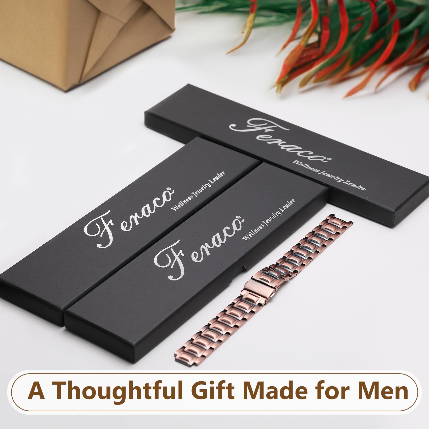 Feraco caja de regalo elegante que mejora la presentación