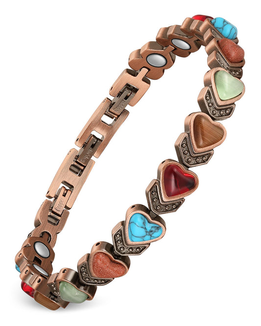 Feraco pulsera frontal mostrando diseño infinito y equilibrio