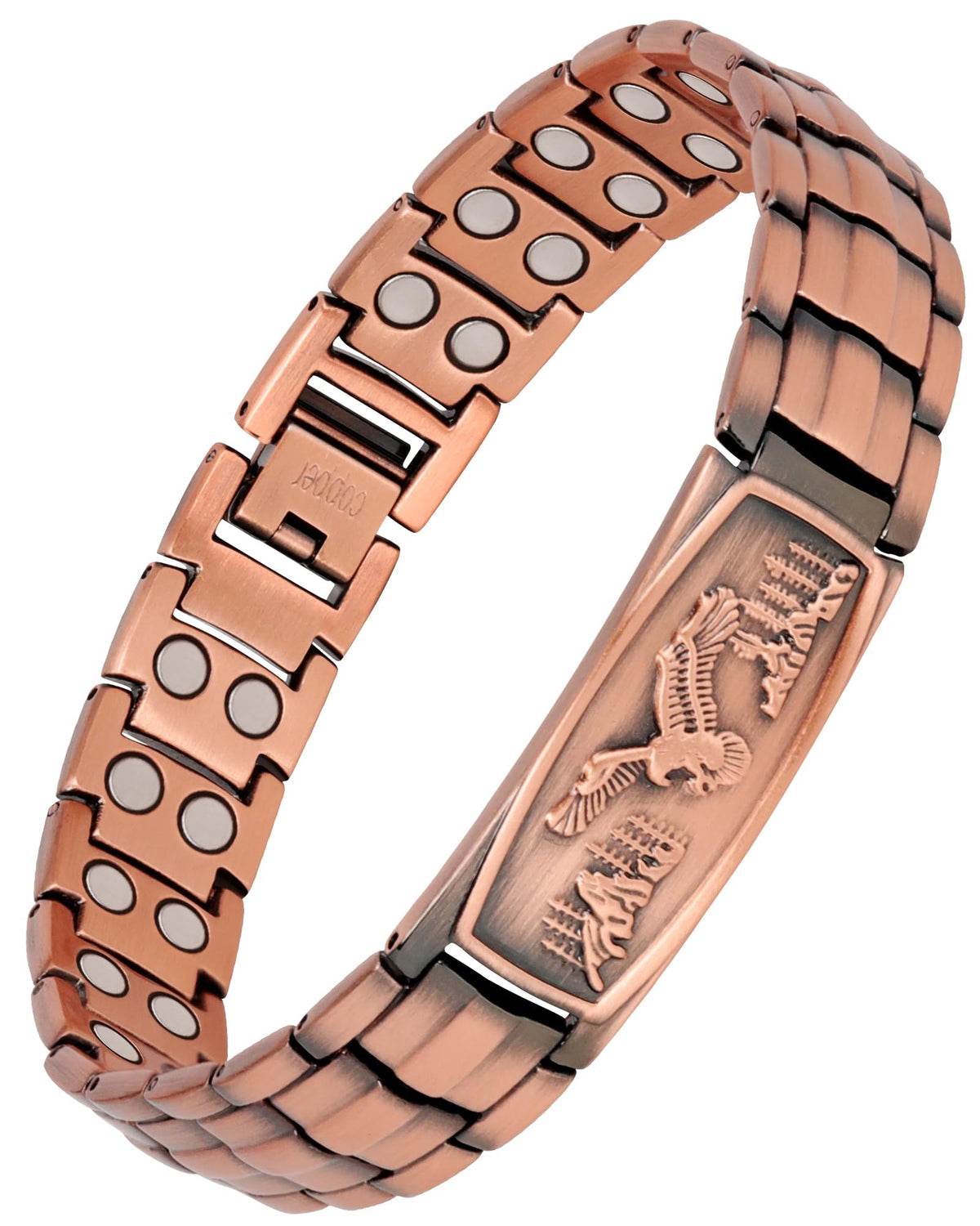 Feraco pulsera frontal mostrando diseño y brillo para apariencia elegante
