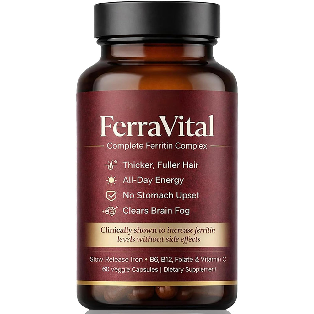 FerraVital empaque frontal mostrando la marca y beneficio energizante