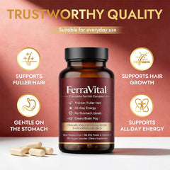 Ingredientes FerraVital: spirulina y remolacha para mejor absorción
