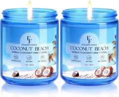 FF FRAGRFLOWING tarro azul frontal mostrando etiqueta y diseño elegante