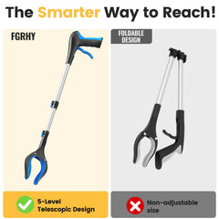 FGRHY uso bajo sofá para alcanzar objetos sin mover muebles