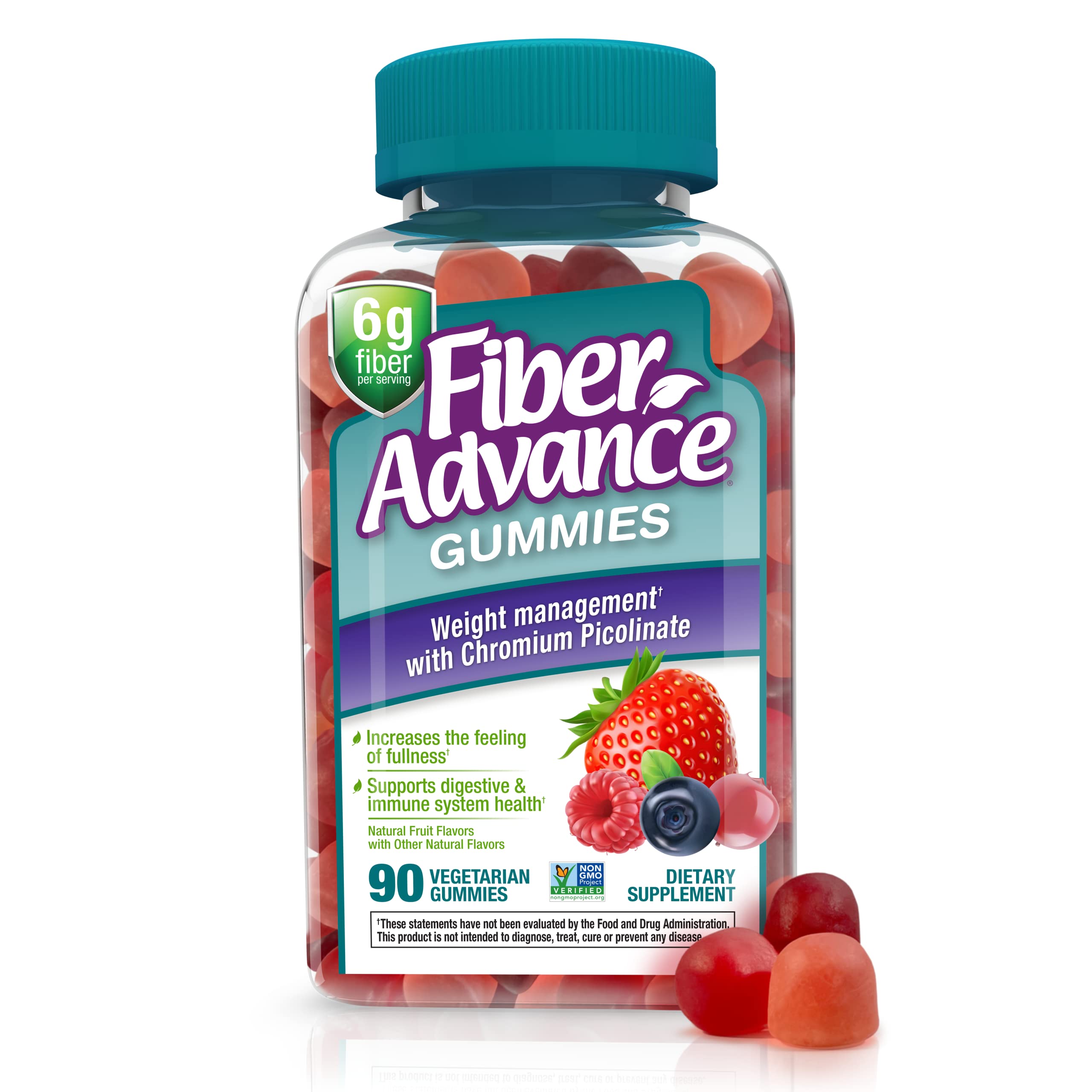 Fiber Advance frente del envase mostrando la etiqueta y beneficios