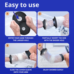 FIGHTECH modelo usando la funda en la ducha para mayor seguridad
