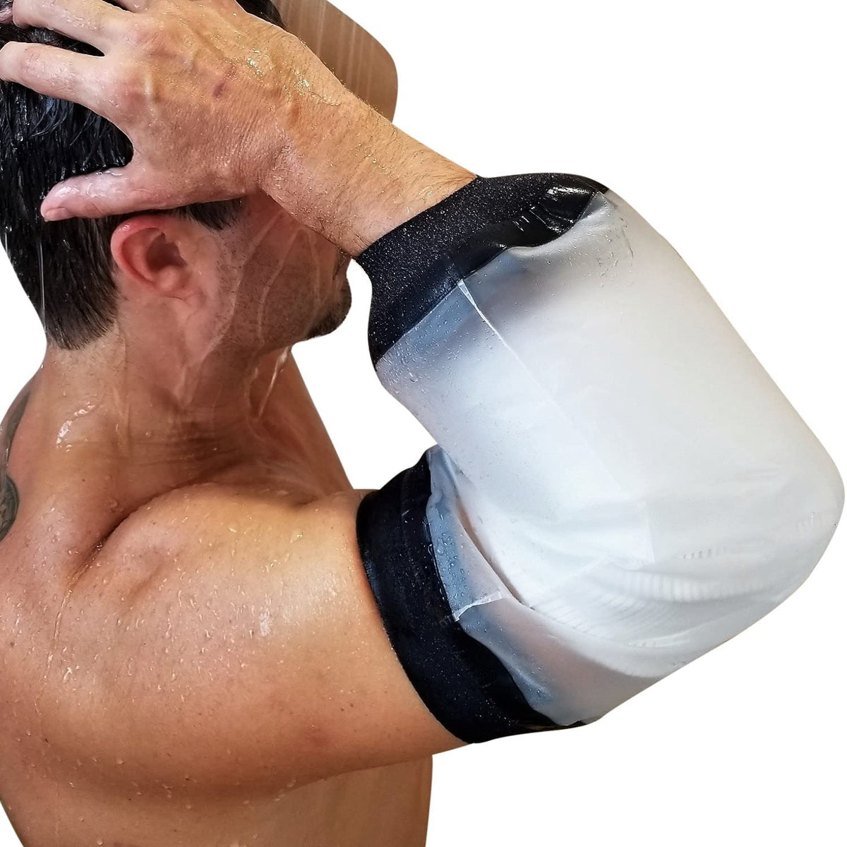 FIGHTECH funda PICC vista frontal protegiendo el vendaje
