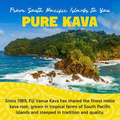 Fiji Vanua Kava entorno relajante, producto listo para rituales noche