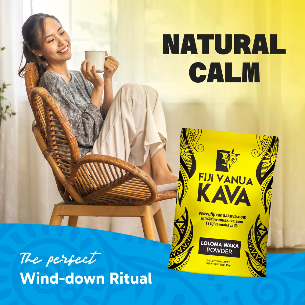 Fiji Vanua Kava bebida servida en taza, sabor terroso y textura suave