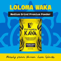 Fiji Vanua Kava textura del polvo con molienda media para fácil preparación