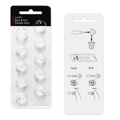 Primer plano Fimikety del domo 8mm que muestra textura suave y sello