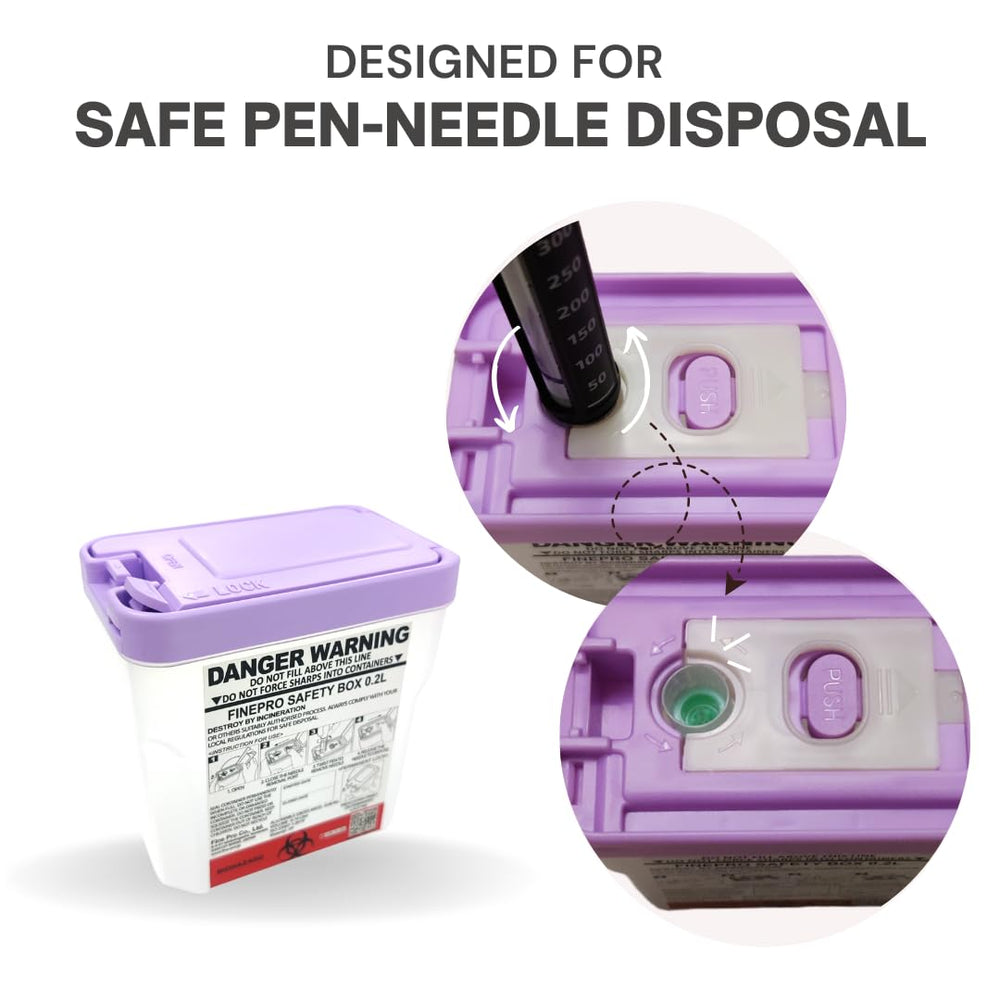 FinePro versión morado y transparente mostrando visibilidad del contenido